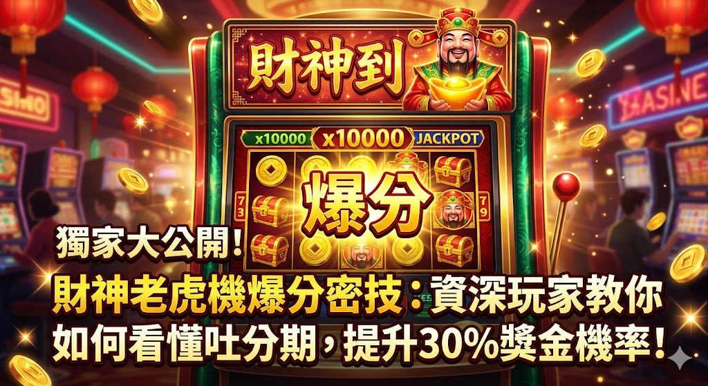 財神老虎機爆分密技：資深玩家教你如何看懂吐分期，提升30%獎金機率！