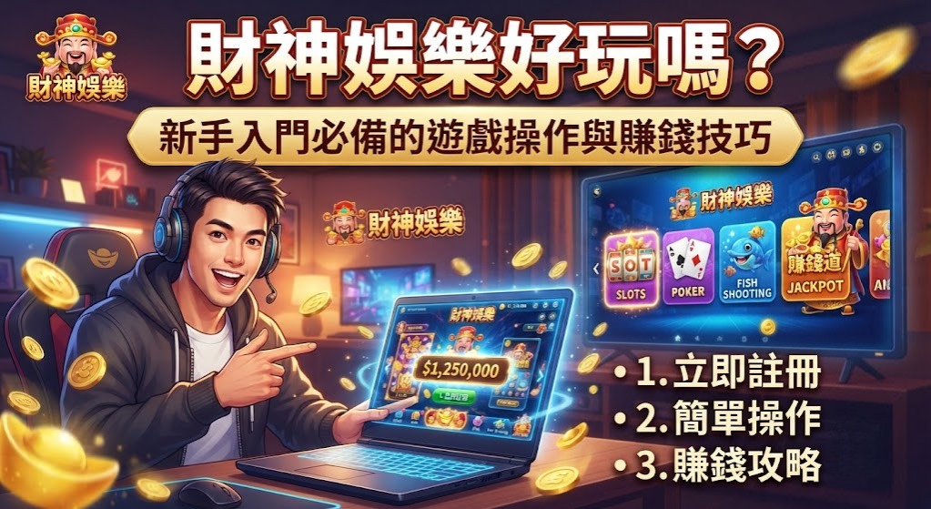 新手入門必備的遊戲操作與賺錢技巧 新手入門必備的遊戲操作與賺錢技巧